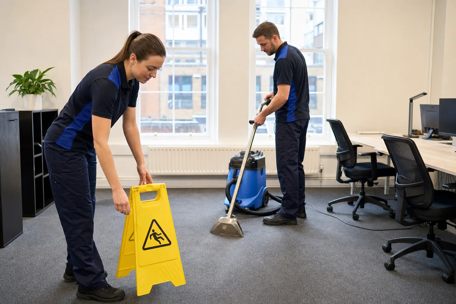 Carpet cleaning team london office