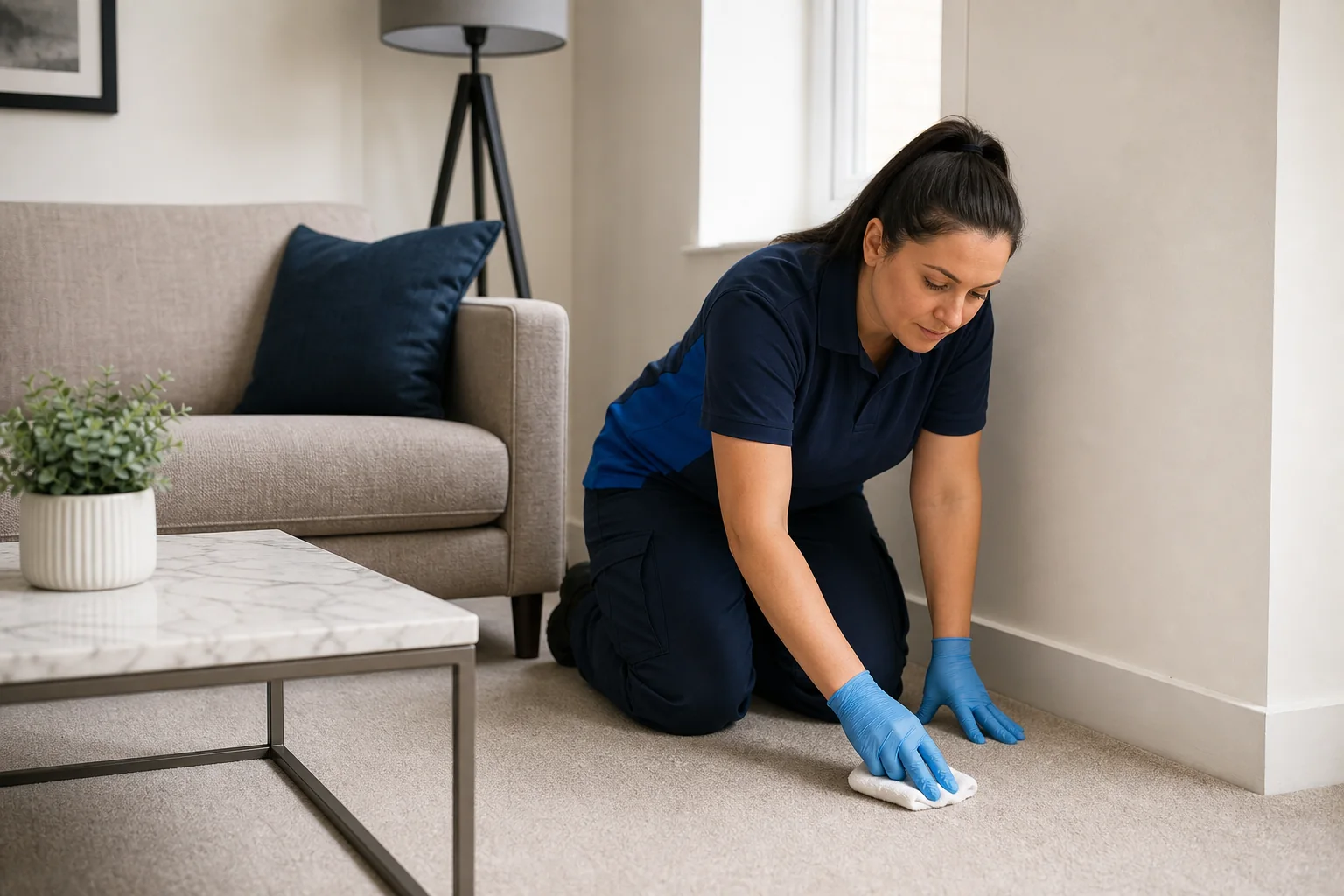 Carpet colour fastness test