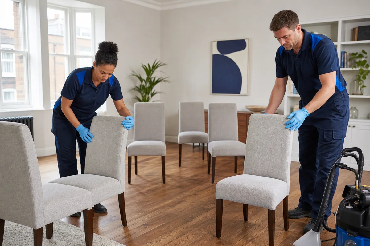 Upholstery drying team london flat